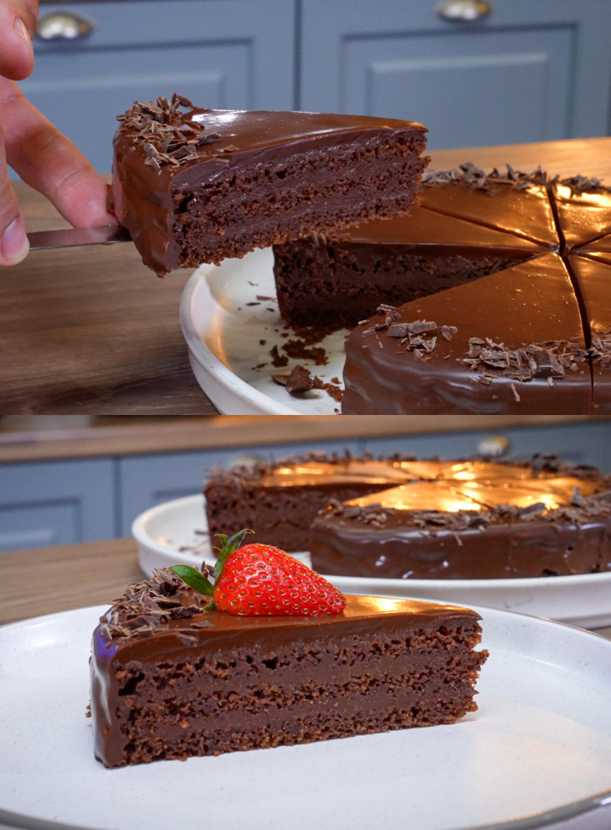 νηστίσιμη-τούρτα σοκολάτα-χωρίς-μίξερ-συνταγή-