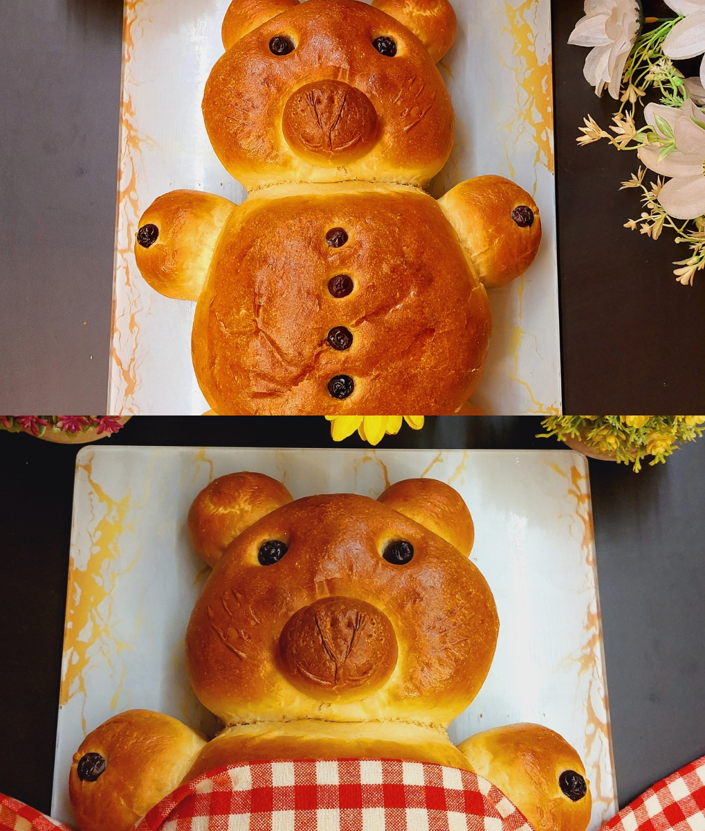 Ψωμί μπριός σε σχήμα αρκουδάκι του Γιώργου Ζώλη
