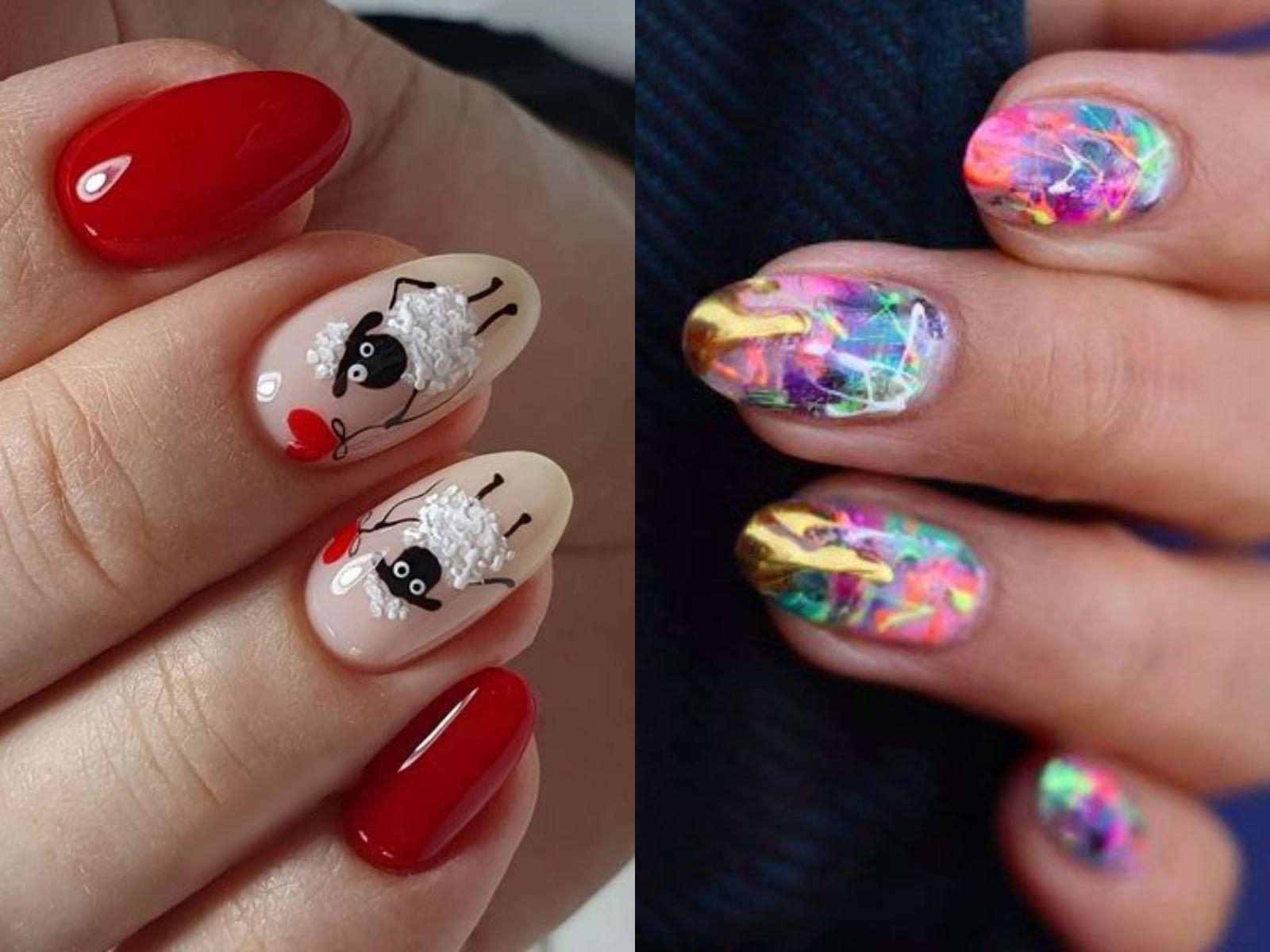 ιδέες-για-Πασχαλινά νύχια-την-Ανάσταση 2024-