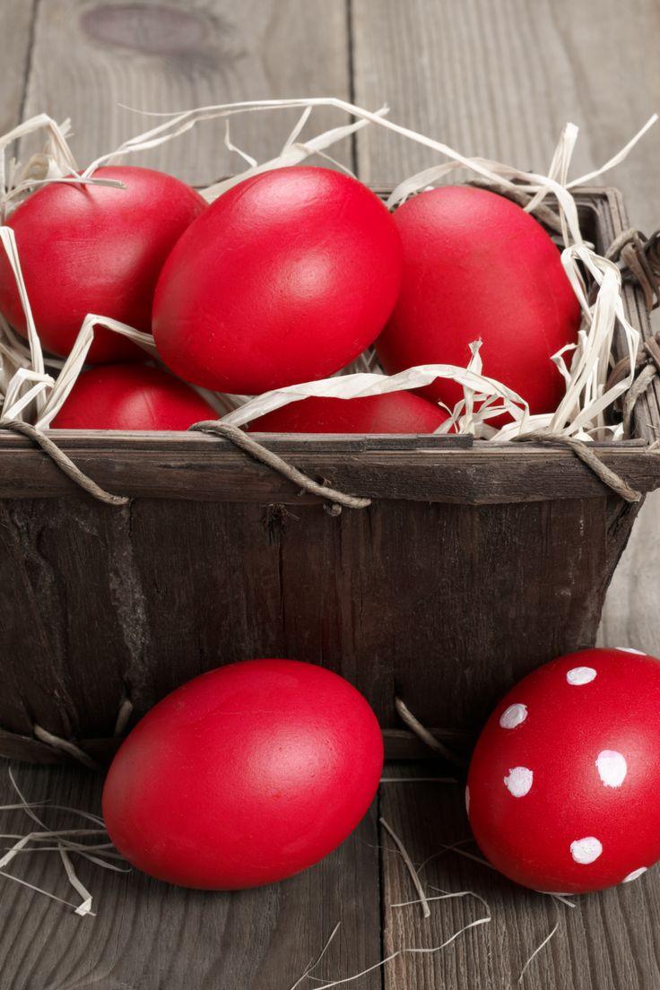 Κόκκινα Πασχαλινά αυγά: 15 ιδέες να τα διακοσμήσεις