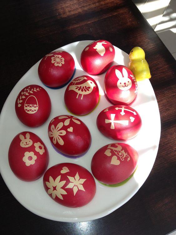 Κόκκινα Πασχαλινά αυγά: 15 ιδέες να τα διακοσμήσεις