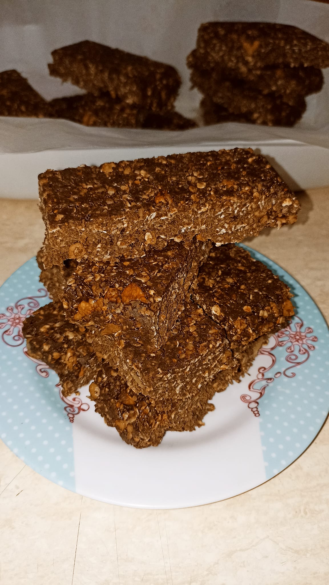 Νηστίσιμες μπάρες με 3 υλικά