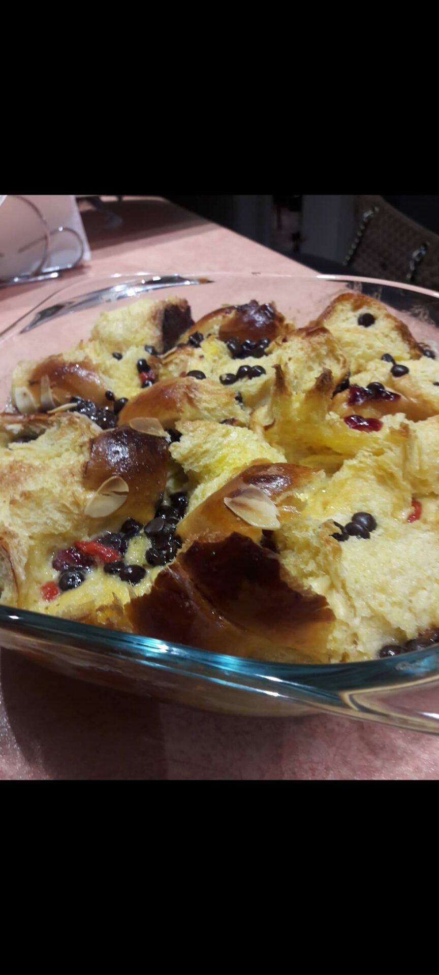 Πουτίγκα-από-τσουρέκι που περίσσεψε-με-σοκολάτα-και-ρούμι-συνταγή- Πουτίγκα-από-τσουρέκι που περίσσεψε-με-σοκολάτα-και-ρούμι-συνταγή-