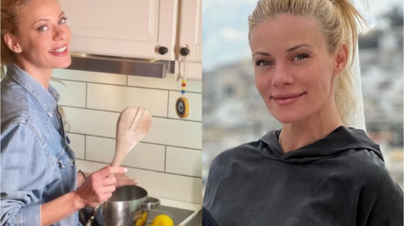 Ζέτα Μακρυπούλια : Μπήκε στην κουζίνα έβαψε αυγά και έφτιαξε φασολάδα