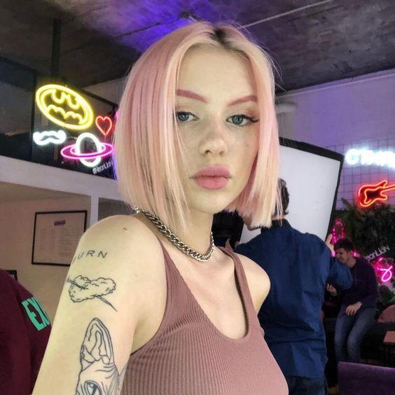 καρέ-ξανθά-ροζ-μαλλιά-ιδέες-