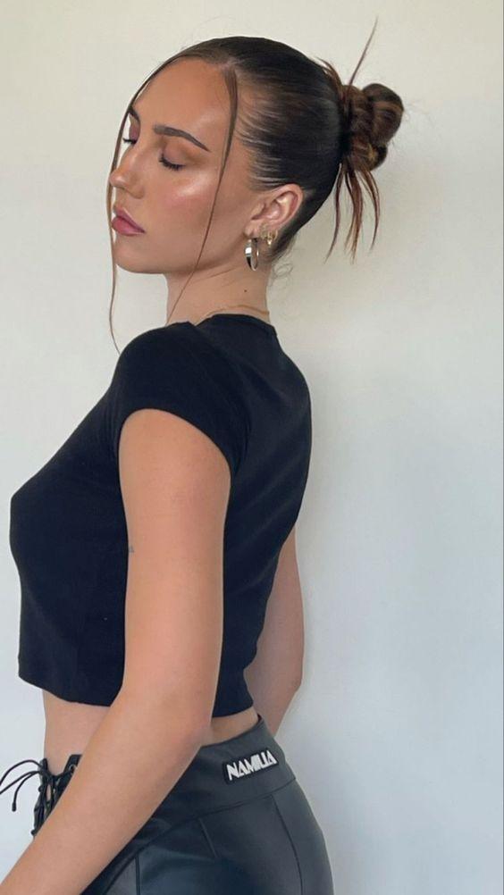 sleek-κότσος-ιδέες-