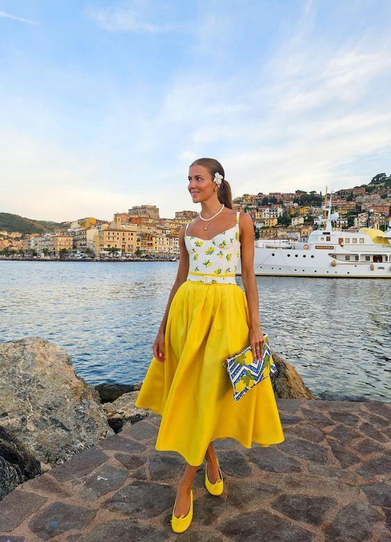 κίτρινη-μάξι-φούστα-ιδέες- κίτρινη-μάξι-φούστα-ιδέες-