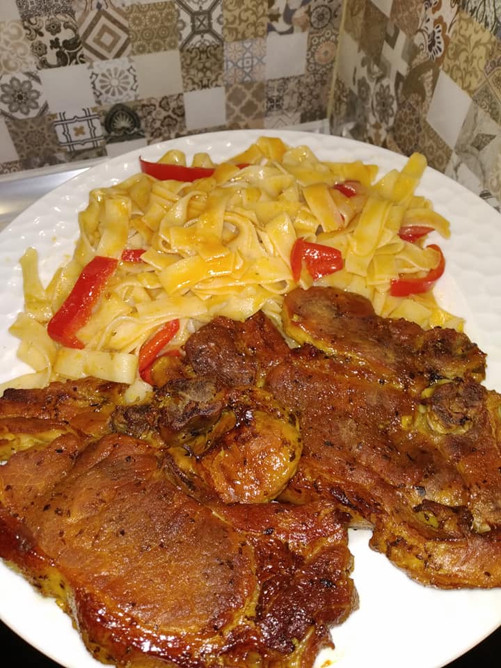 Μπριζόλες-χοιρινές-με κουρκουμά-συνταγή- Μπριζόλες-χοιρινές-με κουρκουμά-συνταγή-