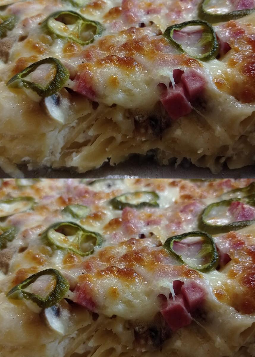 Ογκρατέν-σαν πίτσα-συνταγή- Ογκρατέν-σαν πίτσα-συνταγή-