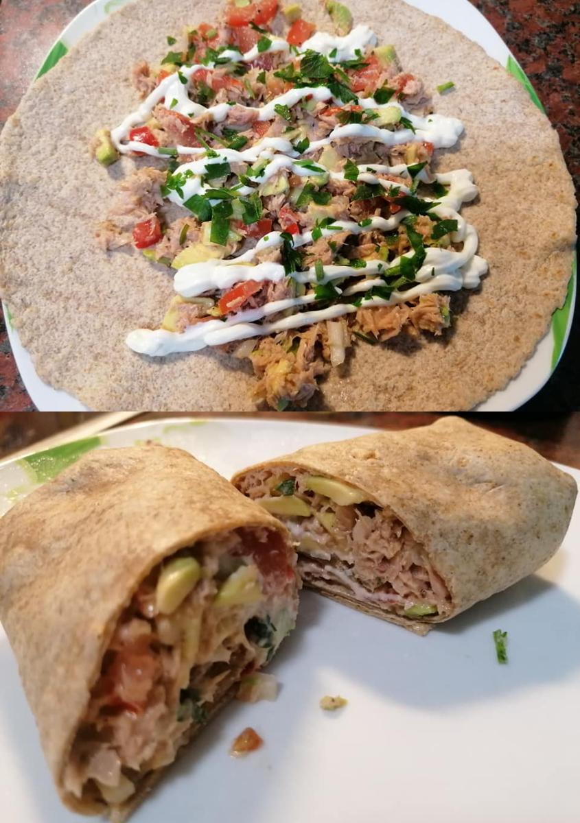 Wraps-με τόνο-και-αβοκάντο-συνταγή- Wraps-με τόνο-και-αβοκάντο-συνταγή-