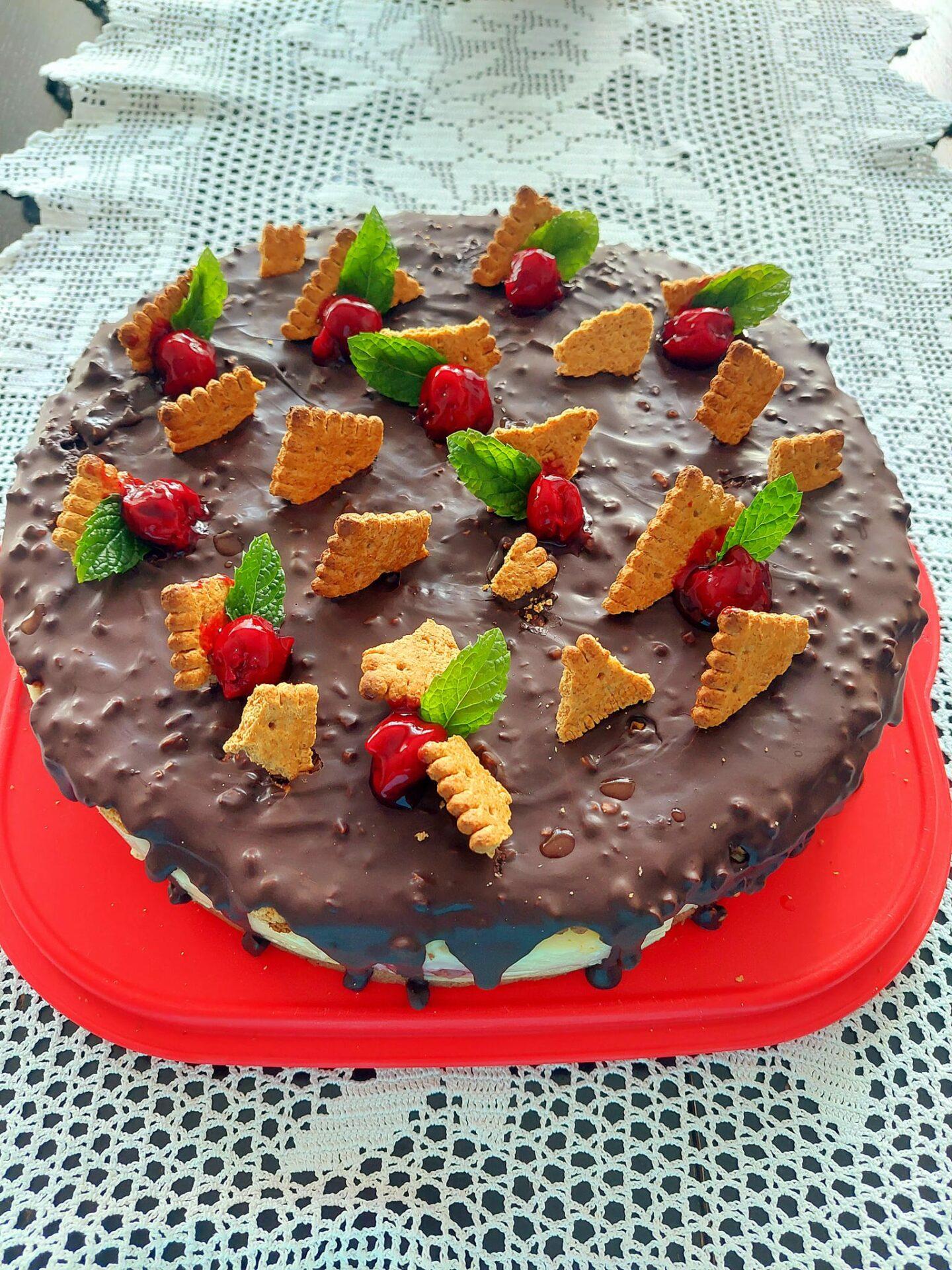 κερασόπιτα-με-σοκολάτα-συνταγή- κερασόπιτα-με-σοκολάτα-συνταγή-