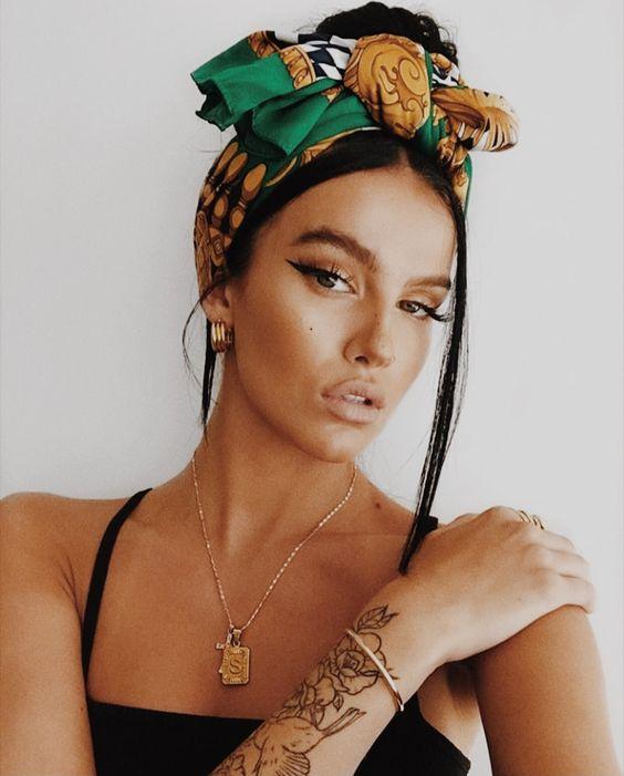 Μαντίλι στα μαλλια : Κάντο όπως η Έλλη Τρίγγου απο την Μάγισσα