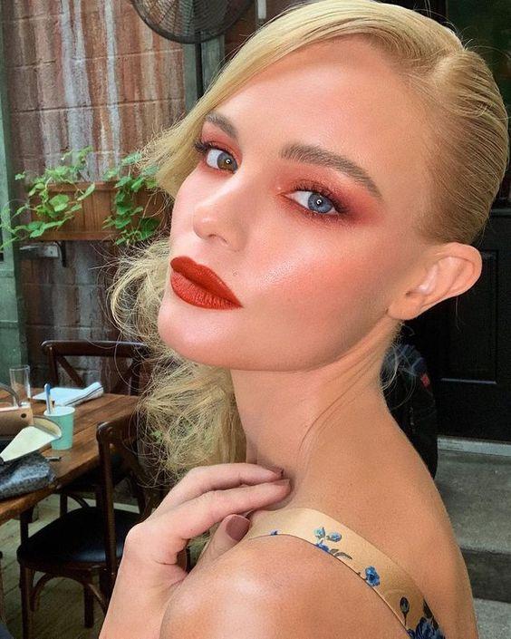 πορτοκαλί-σκιές-στα-μάτια-ιδέες- πορτοκαλί-σκιές-στα-μάτια-ιδέες-