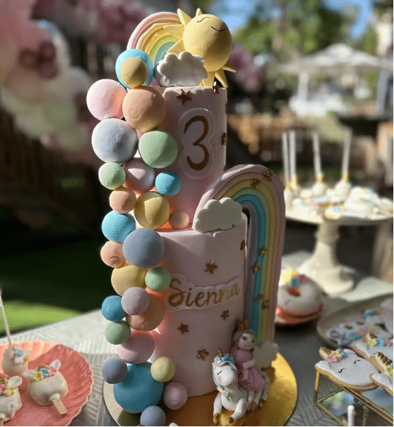 Αθηνά Οικονομάκου: Φωτογραφίες από το εντυπωσιακό πάρτι που διοργάνωσε για την μικρή της Σιέννα