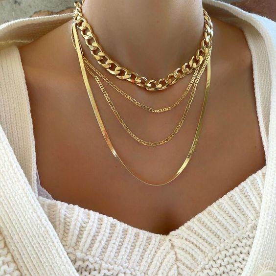 ιδέες-για-καλοκαιρινά-κοσμήματα-αλυσίδες-για-τον-λαιμό-σε-χρυσό-χρώμα