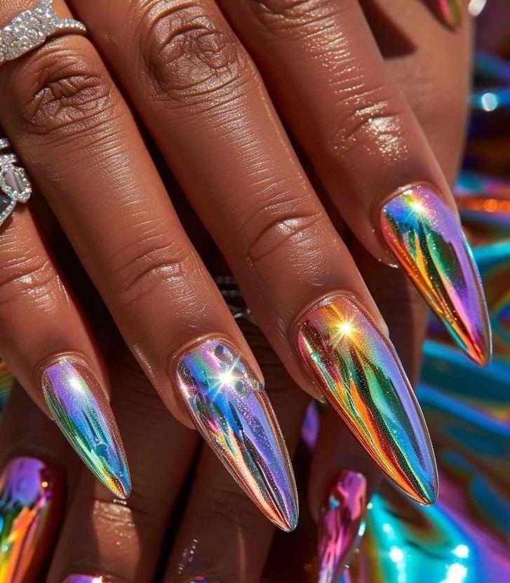 μεταλλικά-νύχια-για-το-μαύρισμα-Καλοκαίρι-ιδέες- μεταλλικά-νύχια-για-το-μαύρισμα-Καλοκαίρι-ιδέες-