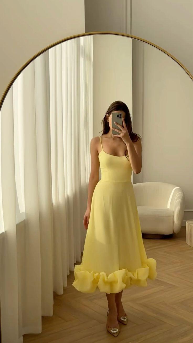 κίτρινο-παστέλ-φόρεμα-για-κουμπάρες-ιδέες- κίτρινο-παστέλ-φόρεμα-για-κουμπάρες-ιδέες-