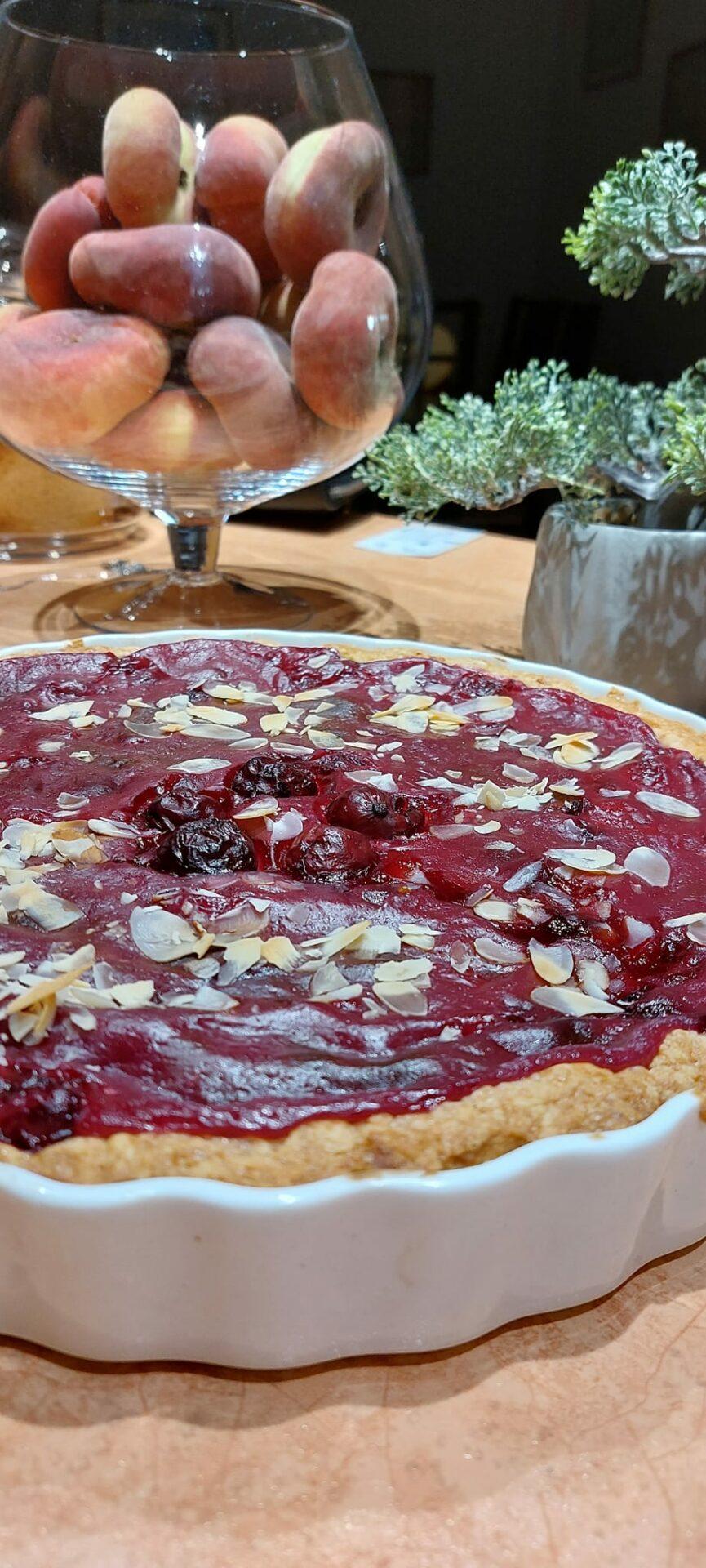 Τάρτα-βύσσινο-με κρέμα γιαουρτιού-συνταγή- Τάρτα-βύσσινο-με κρέμα γιαουρτιού-συνταγή-