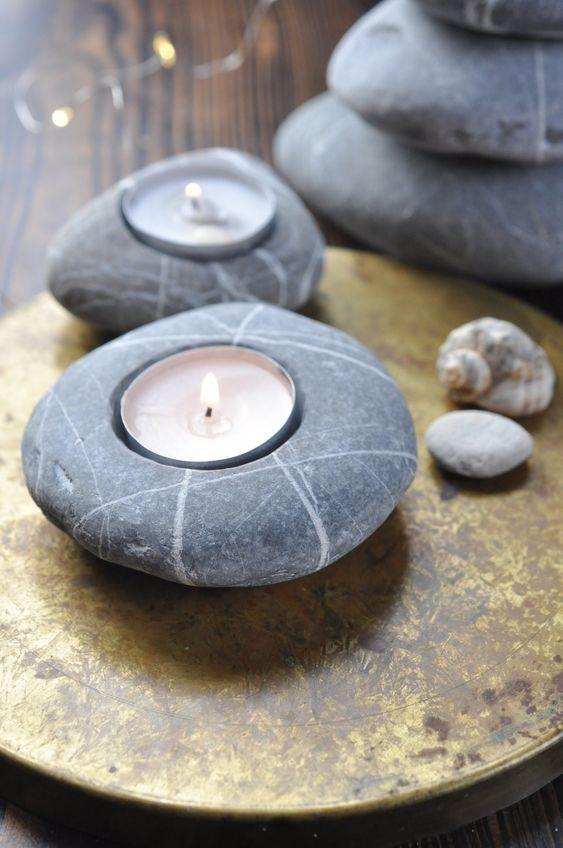 κηροπήγια-για-ρεσό-από-πέτρες θαλάσσης-ιδέες- κηροπήγια-για-ρεσό-από-πέτρες θαλάσσης-ιδέες-