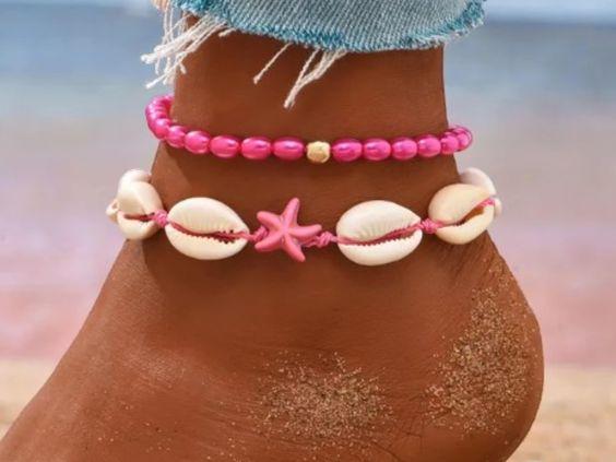 ροζ-κοχυλάκια-και-ροζ-πέρλες-στο-πόδι-ιδέες-