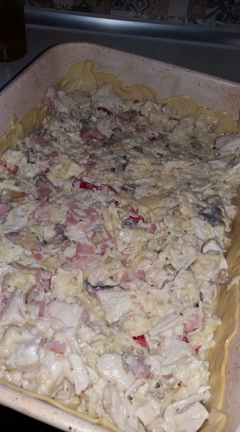 Κοτόπιτα-με φύλλο κουρού-και αλλαντικά-συνταγή- Κοτόπιτα-με φύλλο κουρού-και αλλαντικά-συνταγή-