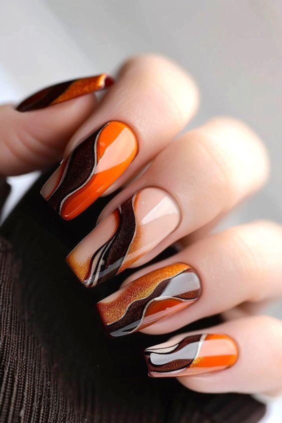 τετράγωνα-νύχια-σε-φθινοπωρινά-χρώματα-ιδέες- τετράγωνα-νύχια-σε-φθινοπωρινά-χρώματα-ιδέες-