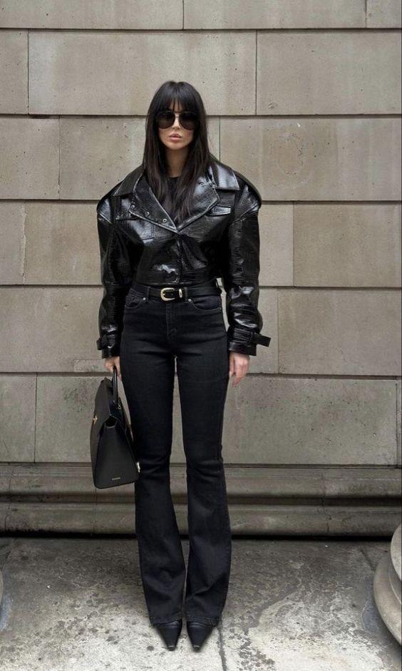 ιδέες-για-total black ντύσιμο-Φθινόπωρο-Χειμώνας 2024-2025-