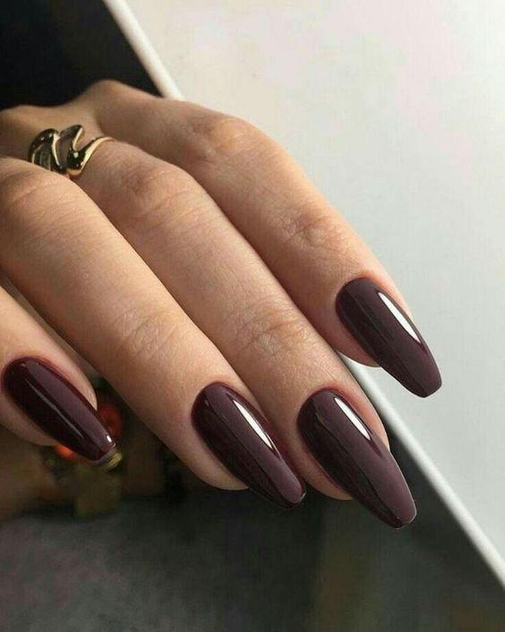 μπορντό-φθινοπωρινά-ballerina nails-ιδέες- μπορντό-φθινοπωρινά-ballerina nails-ιδέες-