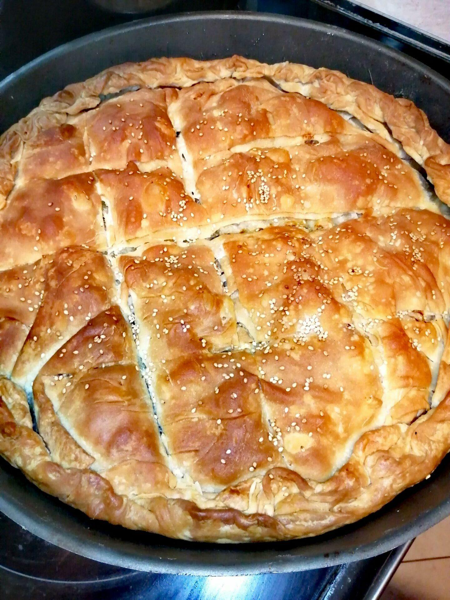 χορτόπιτα-με-σπιτικό φύλλο-συνταγή- χορτόπιτα-με-σπιτικό φύλλο-συνταγή-