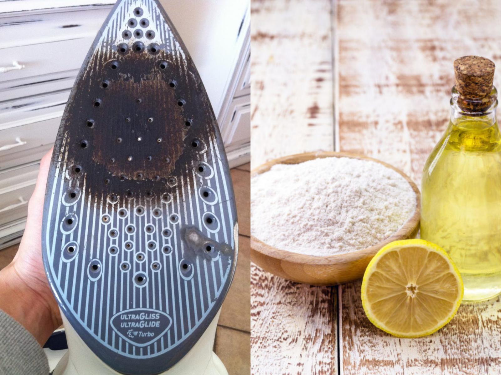 Βρόμικο σίδερο ατμού: Το κόλπο με λεμόνι, ξύδι και μαγειρική σόδα που θα το κάνει να μοιάζει με καινούργιο