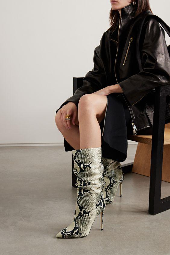 snake print-μπότες-με-στιλέτο-ιδέες- snake print-μπότες-με-στιλέτο-ιδέες-
