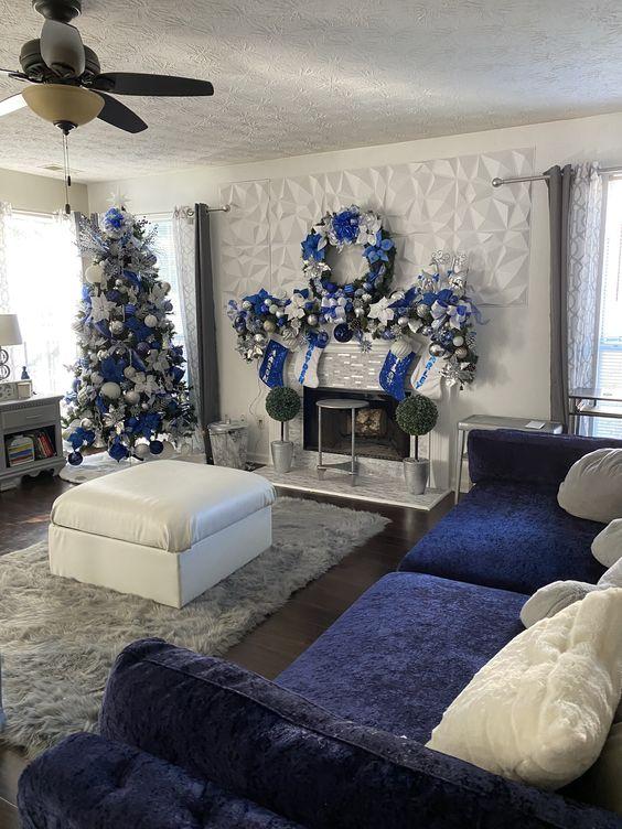 χριστουγεννιάτικα-στεφάνια-στο-τζάκι-ιδέες- χριστουγεννιάτικα-στεφάνια-στο-τζάκι-ιδέες-