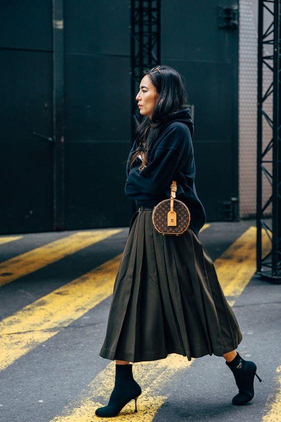 maxi φούστα-με-πιέτες-ιδέες- maxi φούστα-με-πιέτες-ιδέες-