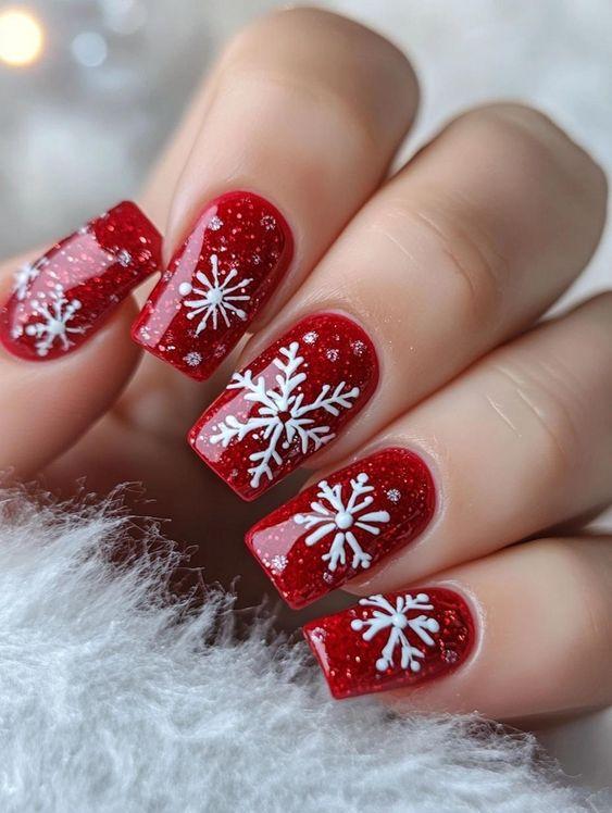 χριστουγεννιάτικο-μανικιούρ-σε-κόκκινο-χριστουγεννιάτικες τάσεις-στα-νύχια-ιδέες- χριστουγεννιάτικο-μανικιούρ-σε-κόκκινο-χριστουγεννιάτικες τάσεις-στα-νύχια-ιδέες-