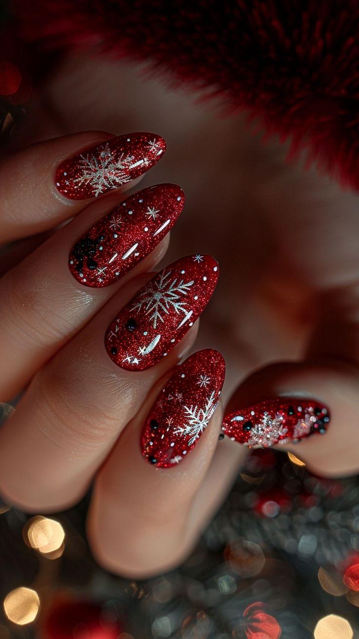 χριστουγεννιάτικο-μανικιούρ-σε-κόκκινο-χριστουγεννιάτικες τάσεις-στα-νύχια-ιδέες- χριστουγεννιάτικο-μανικιούρ-σε-κόκκινο-χριστουγεννιάτικες τάσεις-στα-νύχια-ιδέες-