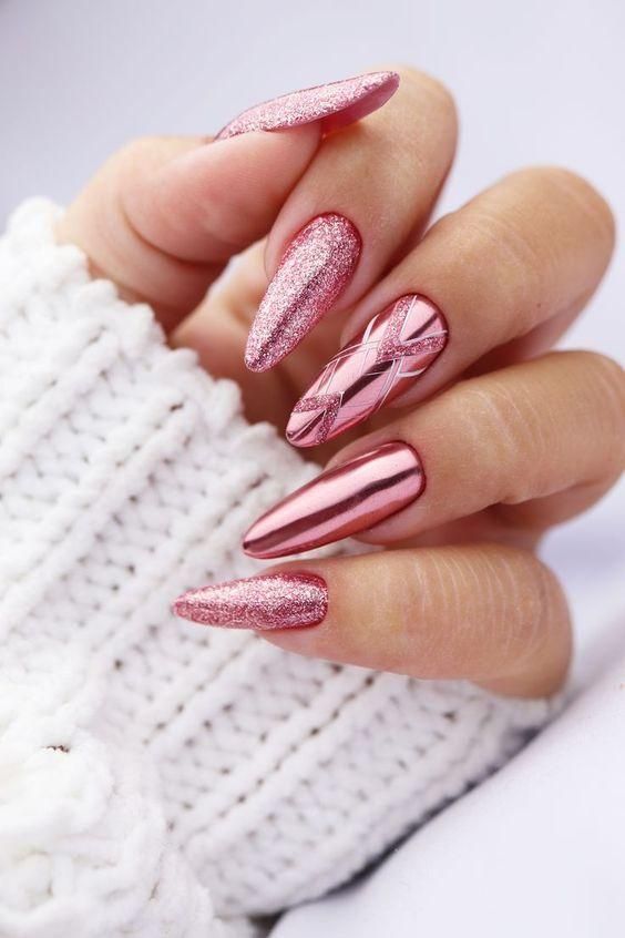 χριστουγεννιάτικο-μανικιούρ-σε-ροζ-χριστουγεννιάτικες τάσεις-στα-νύχια-ιδέες- χριστουγεννιάτικο-μανικιούρ-σε-ροζ-χριστουγεννιάτικες τάσεις-στα-νύχια-ιδέες-