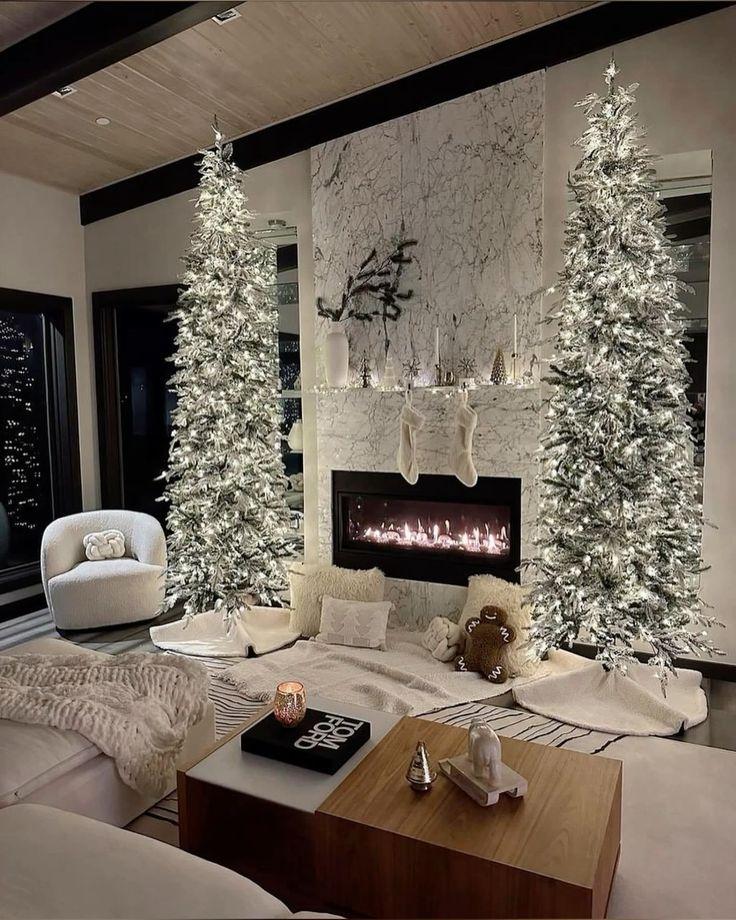 λευκά-χριστουγεννιάτικα φωτάκια-στο-δέντρο-ιδέες- λευκά-χριστουγεννιάτικα φωτάκια-στο-δέντρο-ιδέες-