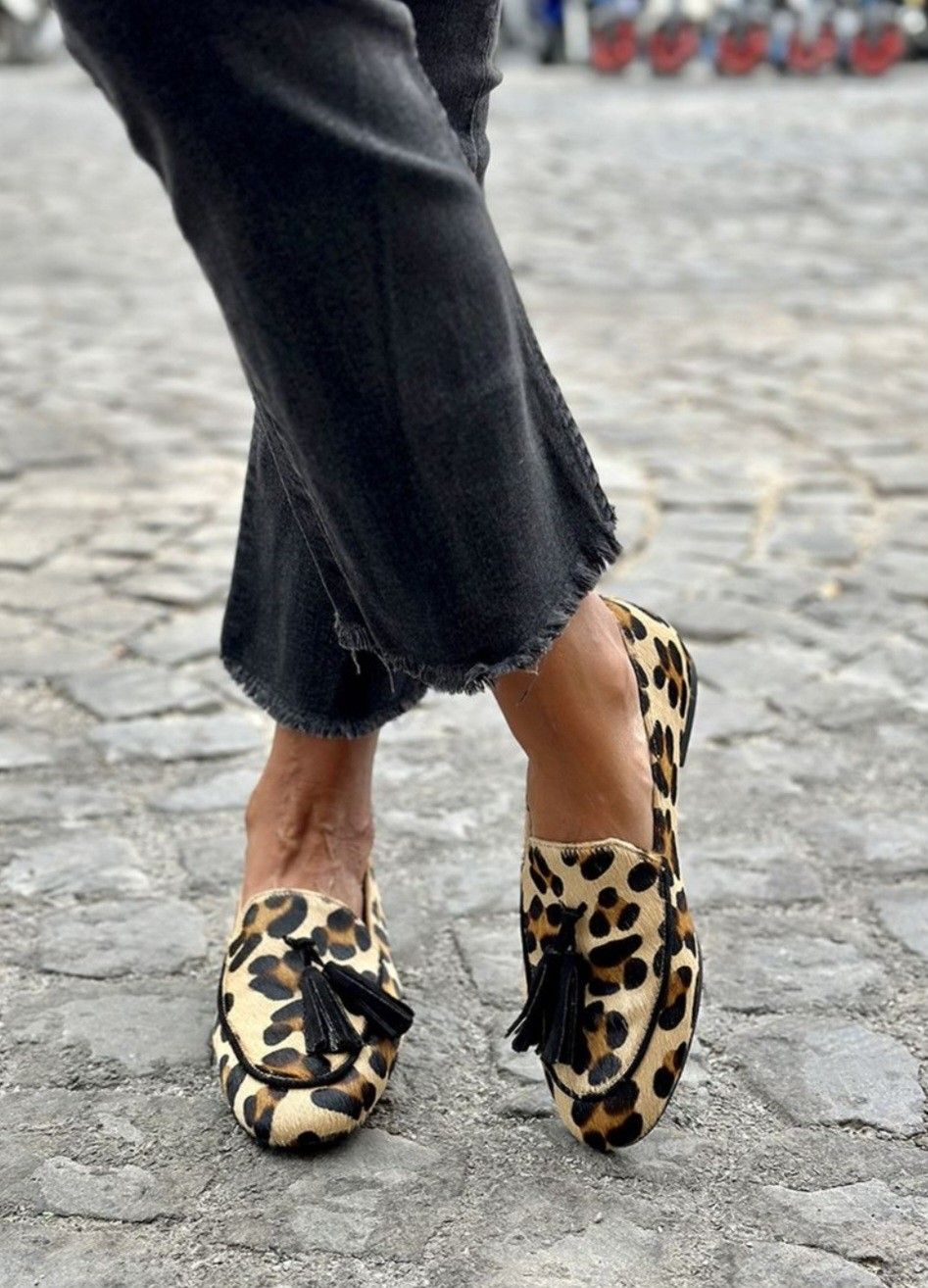 Μοκασίνια animal print Μοκασίνια animal print