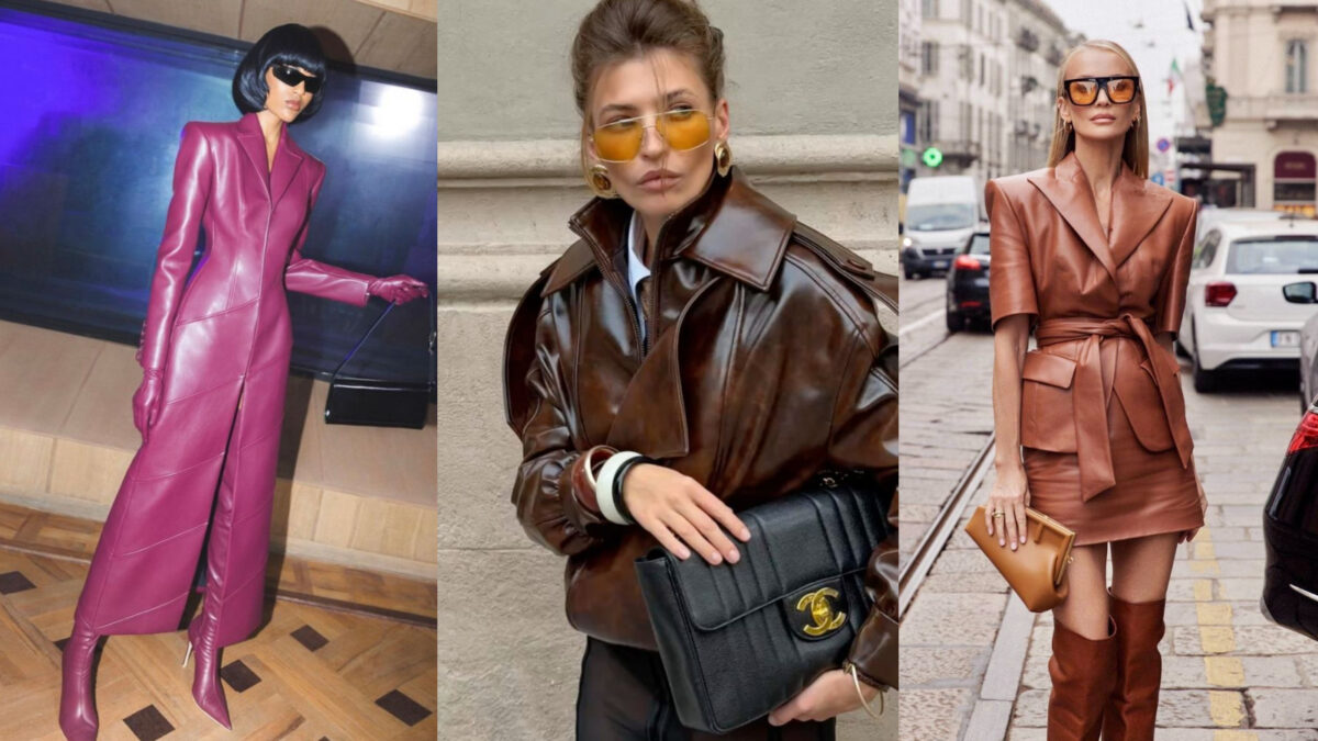Leather ντύσιμο τον Χειμώνα 2024-2025: Η Νο1 τάση και ιδέες για κάθε περίσταση