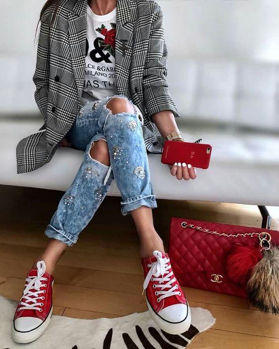 cuffed jean-με-σκισίματα-ιδέες- cuffed jean-με-σκισίματα-ιδέες-