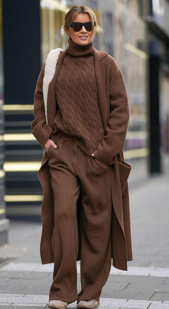 καφέ-πουλόβερ-με-καφέ-παντελόνι-και-καφέ-καπαρντίνα-ιδέες- καφέ-πουλόβερ-με-καφέ-παντελόνι-και-καφέ-καπαρντίνα-ιδέες-