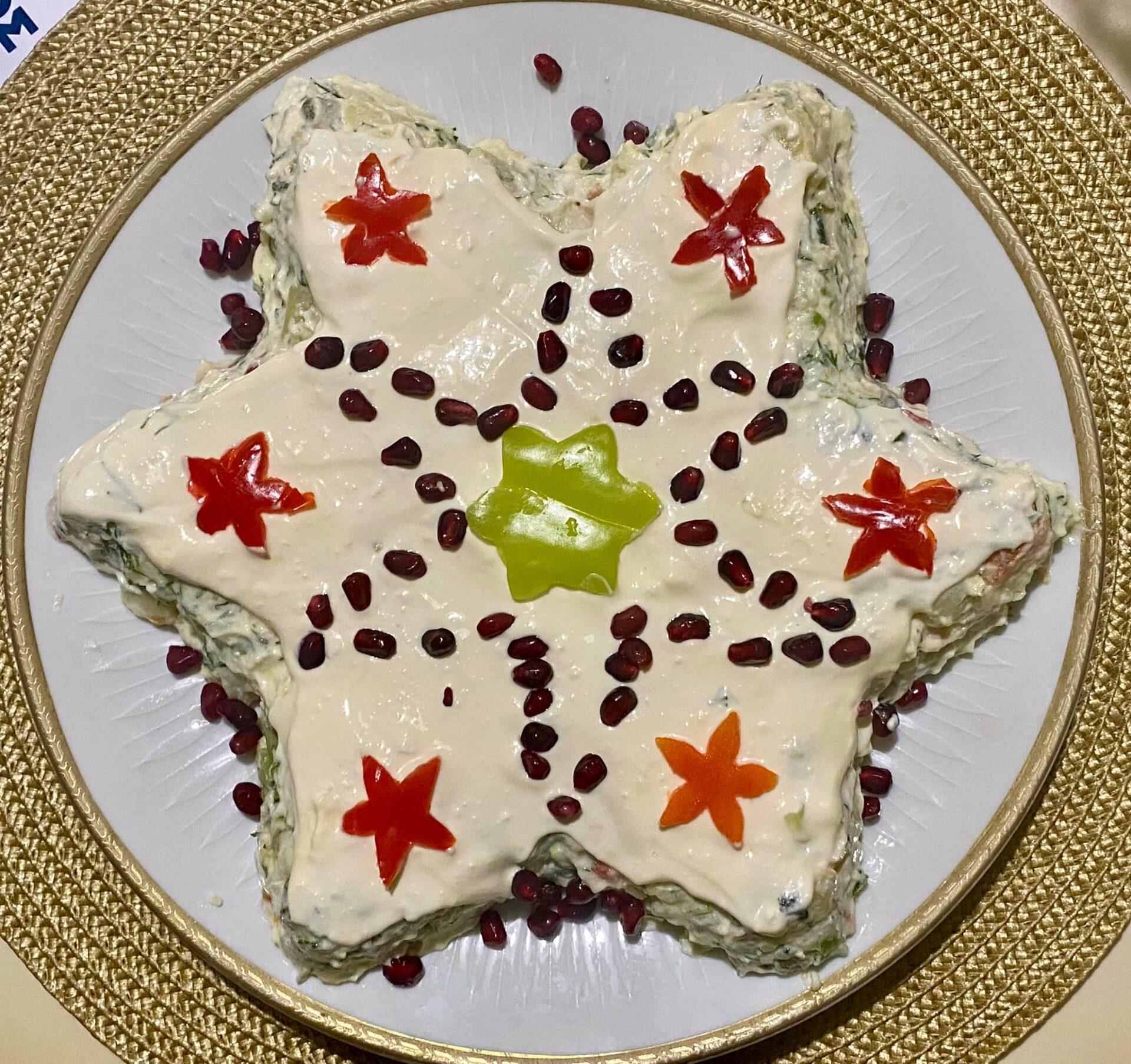 πατατοσαλάτα-σε-σχέδιο αστέρι-συνταγή- πατατοσαλάτα-σε-σχέδιο αστέρι-συνταγή-