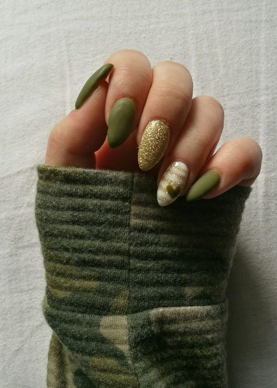 ιδέες-για-χακί-νύχια-Χειμώνας 2025- ιδέες-για-χακί-νύχια-Χειμώνας 2025-