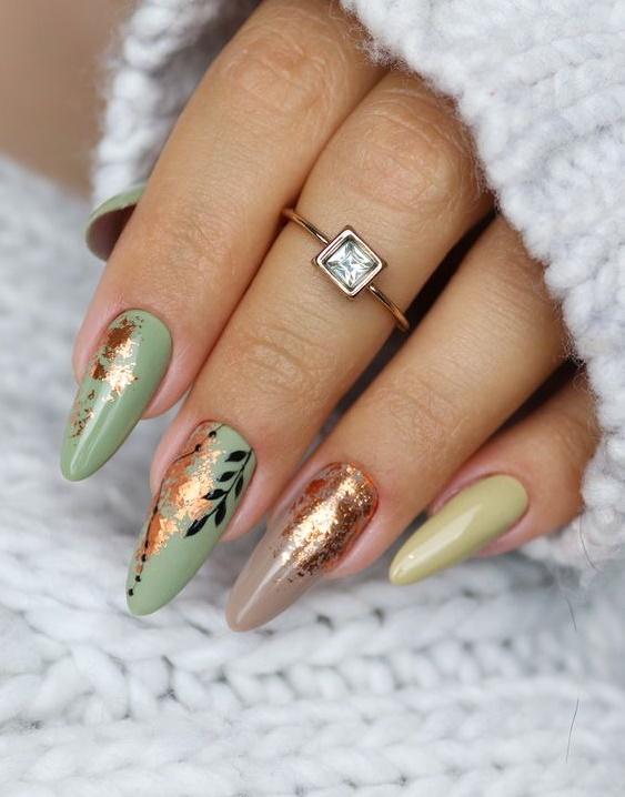 ιδέες-για-χακί-νύχια-Χειμώνας 2025- ιδέες-για-χακί-νύχια-Χειμώνας 2025-