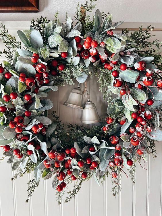 χριστουγεννιάτικο-στεφάνι-με-γκι-και-φυσικά υλικά-ιδέες- χριστουγεννιάτικο-στεφάνι-με-γκι-και-φυσικά υλικά-ιδέες-