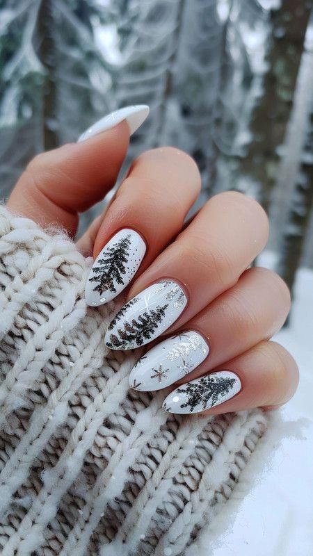 άσπρα-χριστουγεννιάτικα νύχια-TikTok nails-trends-Χριστούγεννα 2024-ιδέες- άσπρα-χριστουγεννιάτικα νύχια-TikTok nails-trends-Χριστούγεννα 2024-ιδέες-