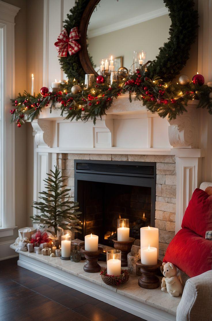 14+1-Ιδέες-Χριστουγεννιάτικης-διακόσμησης-για-το-τζάκι 14+1-Ιδέες-Χριστουγεννιάτικης-διακόσμησης-για-το-τζάκι