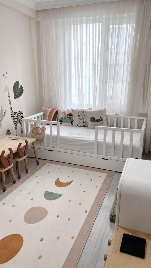 χαλί-με-γήινα χρώματα-στο-παιδικό δωμάτιο-ιδέες- χαλί-με-γήινα χρώματα-στο-παιδικό δωμάτιο-ιδέες-