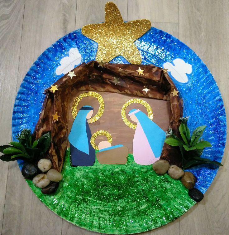 χριστουγεννιάτικο-στεφάνι-με-χάρτινο πιάτο-ιδέες- χριστουγεννιάτικο-στεφάνι-με-χάρτινο πιάτο-ιδέες-