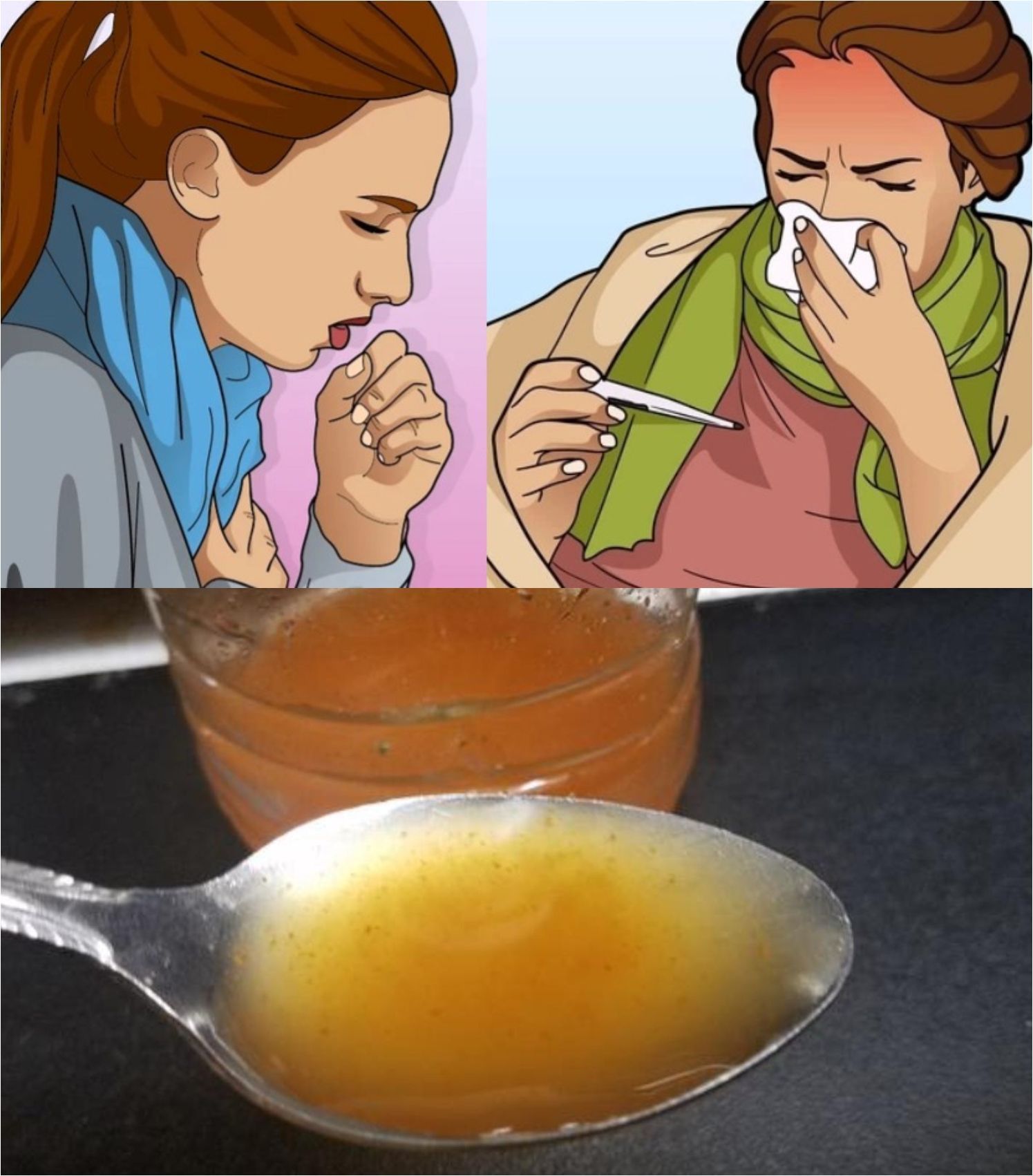 Σπιτικό σιρόπι για πονόλαιμο και έντονο βήχα με μόλις 3 υλικά